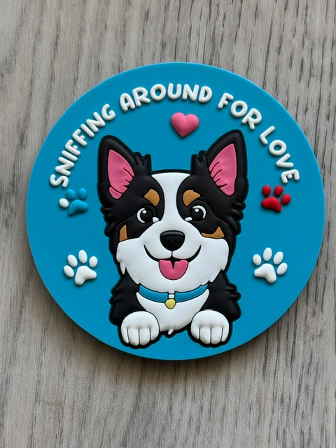 3D Dog magnet